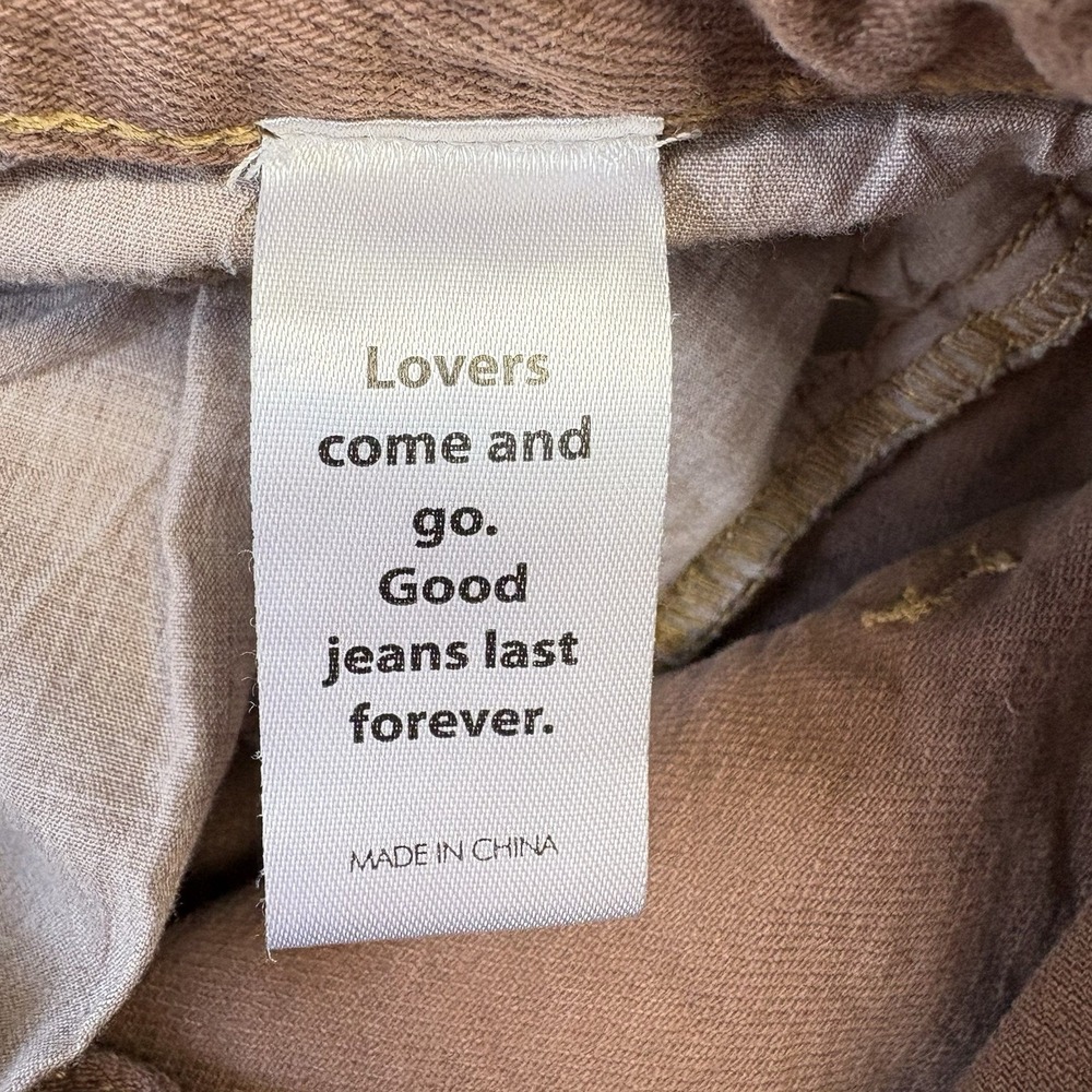 Pacsun Jeans Womens Sz 29 Mocha Brown Eco Low Rise 70's Flare - Picture 8 of 10